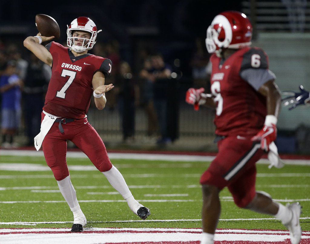Owasso quarterback Will Kuehne